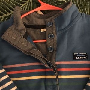 LL Bean Button Sweater